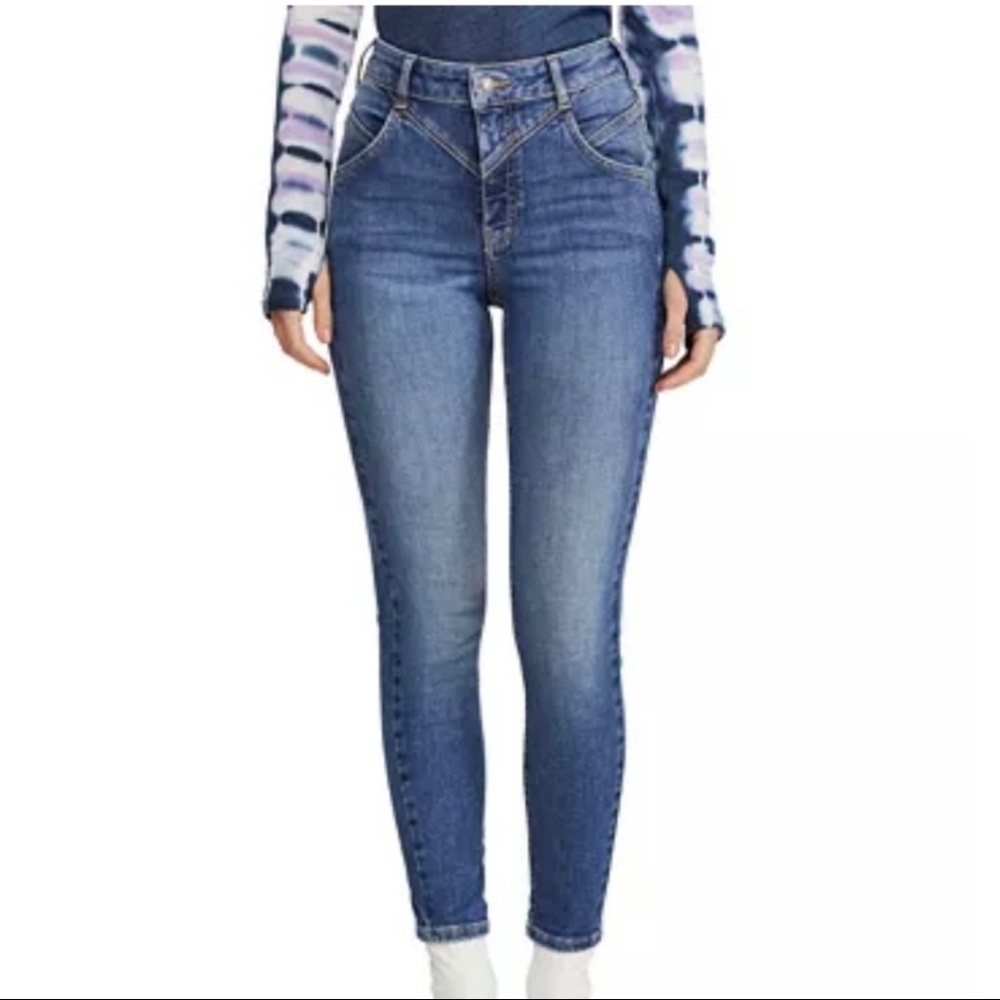 Free People “Riley” Seam Jeans - Picture 2 of 11